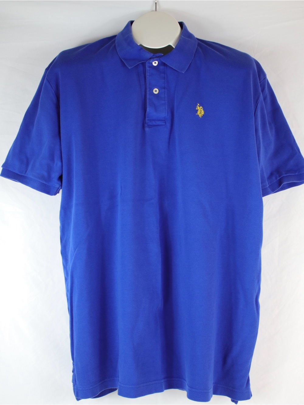 U.S. Polo Assn. Blue Short Sleeve Polo Shirt Mens Size XL